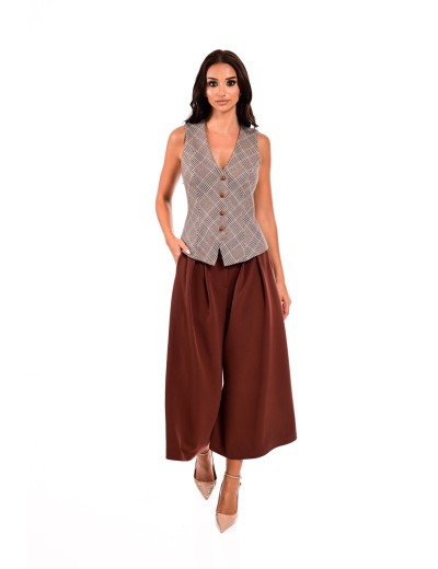 Tailored καρό γιλέκο